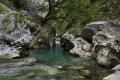 En la garganta del Cares un rinóon de aguas transparentes