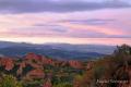 Paraje de las Médulas en un atardecer veraniego