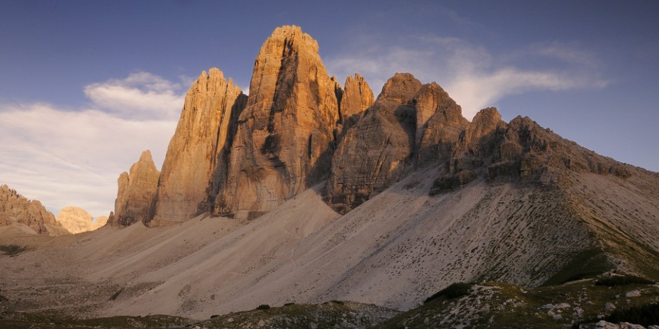 Atardecer en Alpes Dolomitas