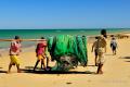 La pesca en Madagascar es muy primitiva para la que emplean las redes remendadas una y otra vez