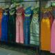 Maniquís en un comercio de moda en Bangkok